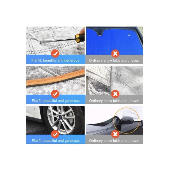 Car Windshield Snow Cover Ice Cover Waterproof Sunshade Universal Fit Most Car - Picture 7 of 7